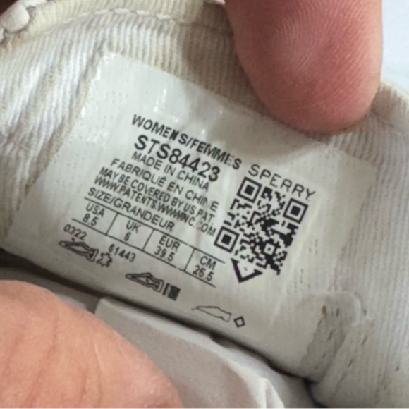 Sperry Crest Vibe Platform White Leather Sneakers - Picture 7 of 7